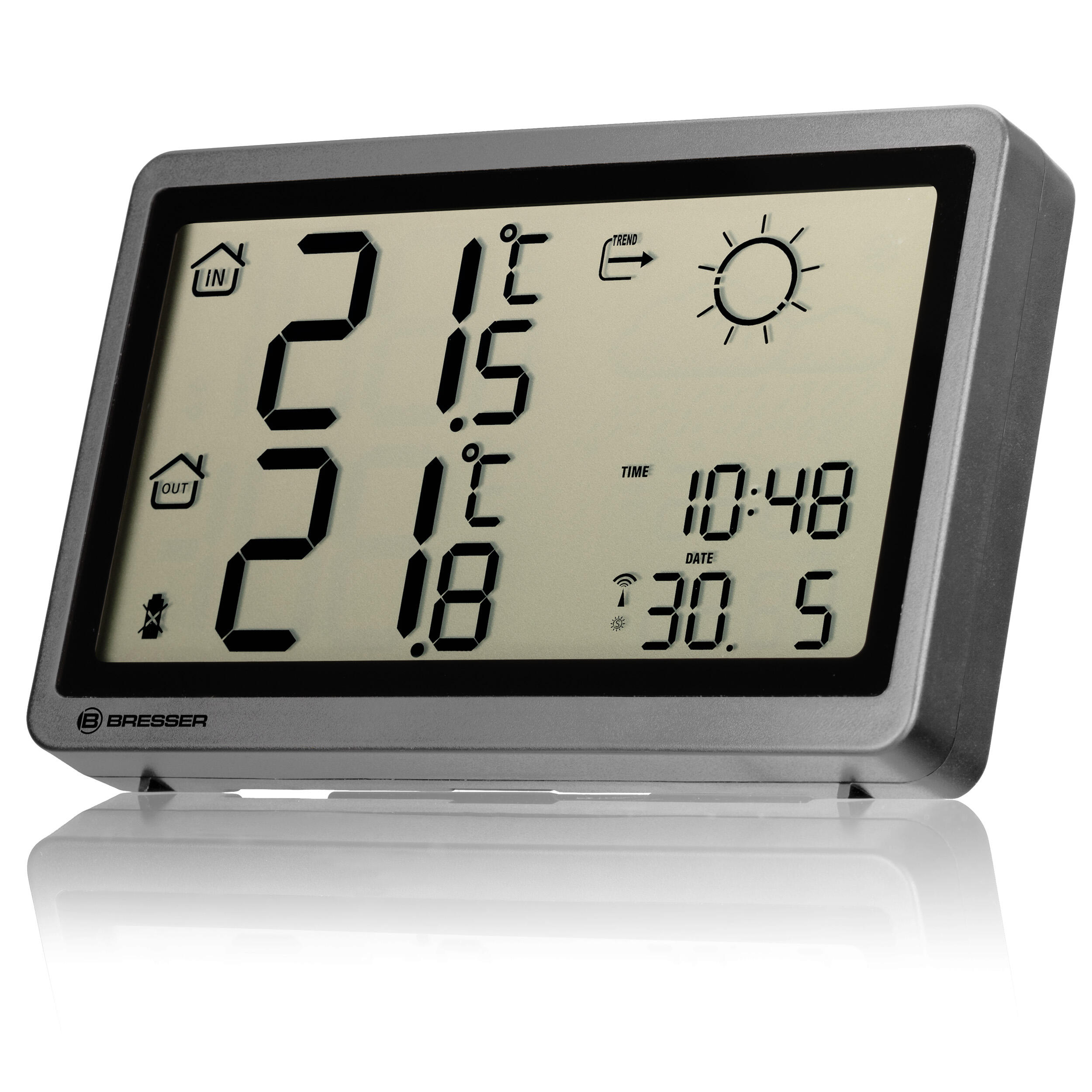 Station météo sans fil MeteoTemp HZ anthracite 3/4