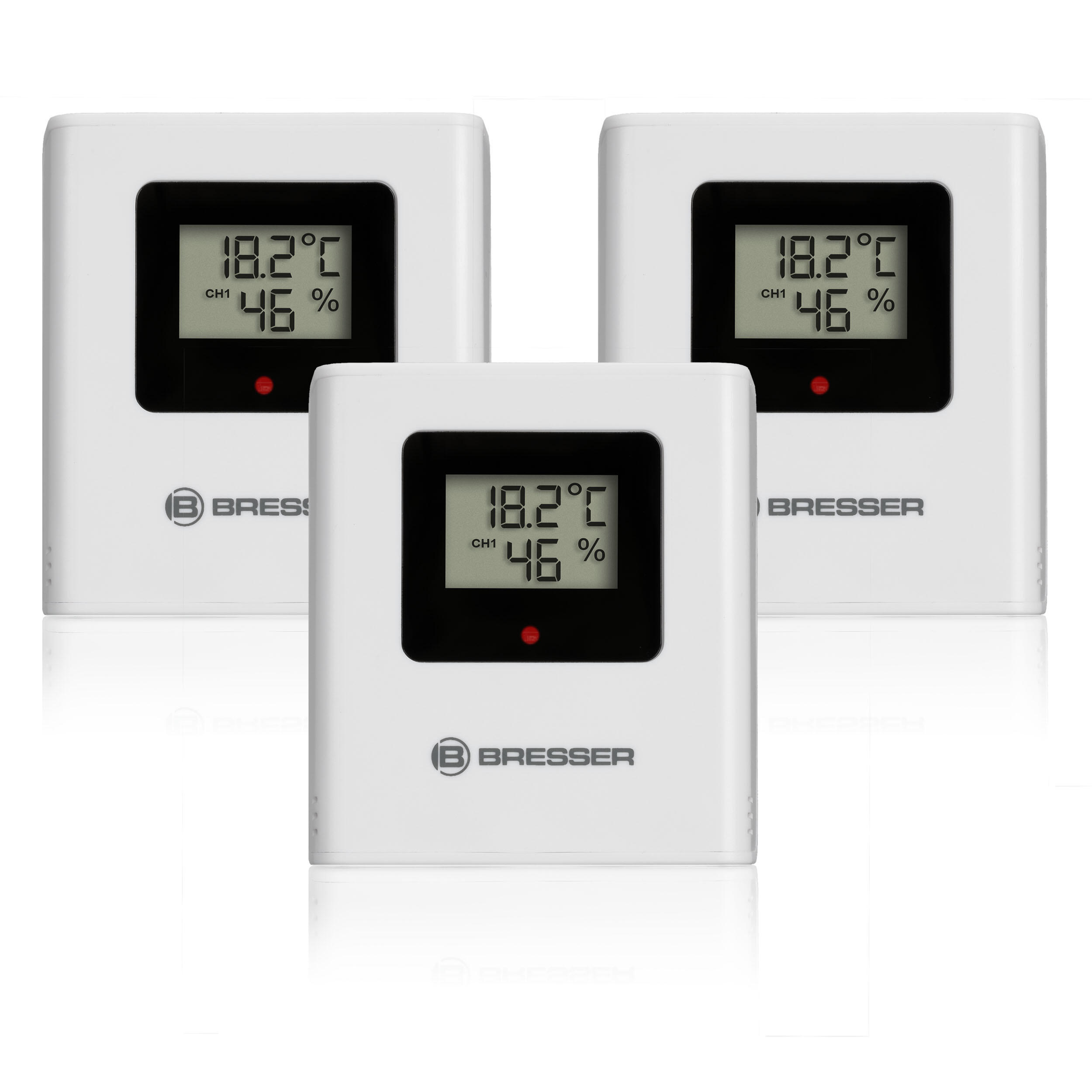 Quadro NV Thermo-/Hygromètre blanc 4/7