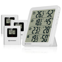 Quadro NV Thermo-/Hygromètre blanc