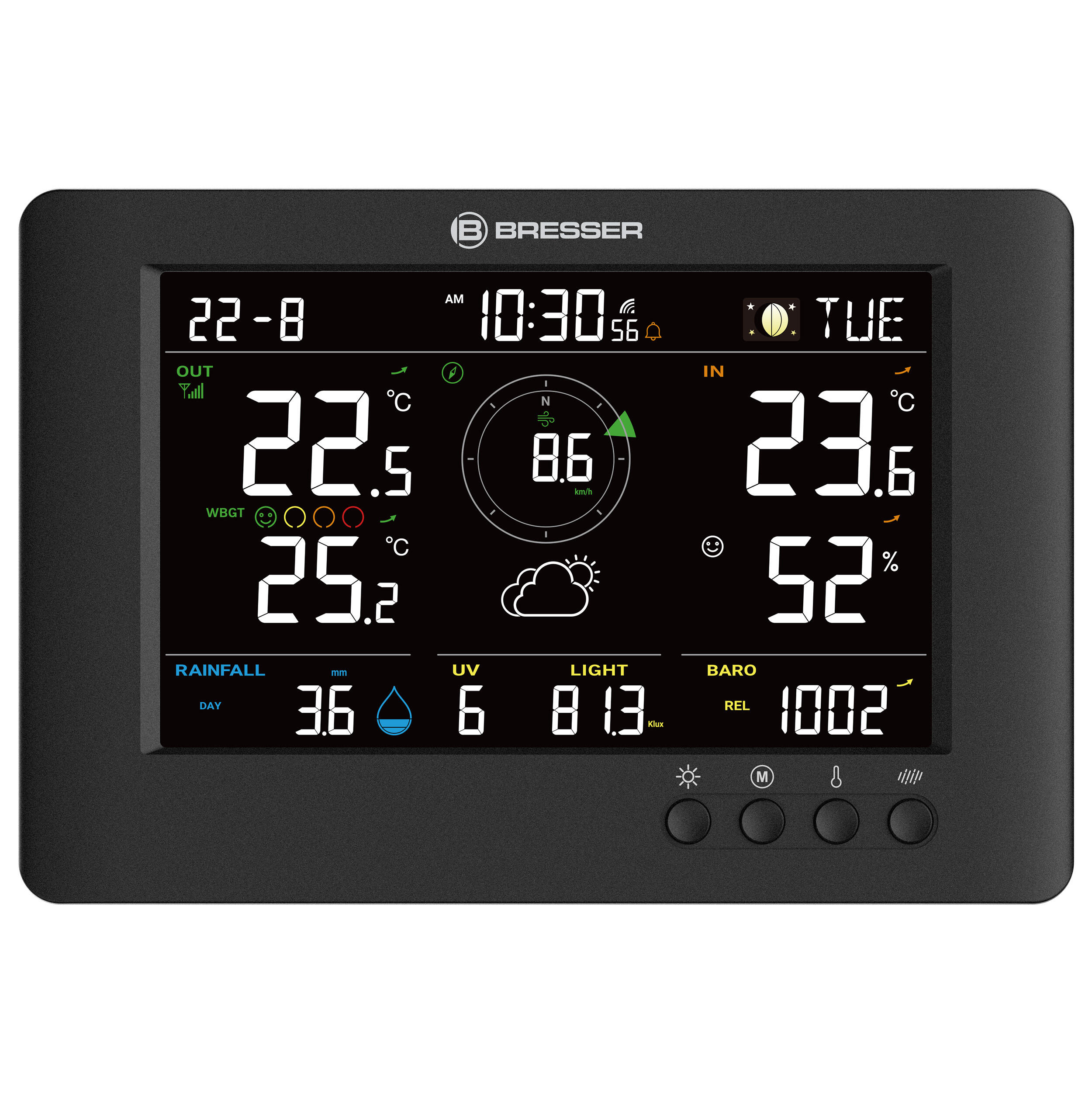 8-en-1 ClearViewTB Station Météo 5/7