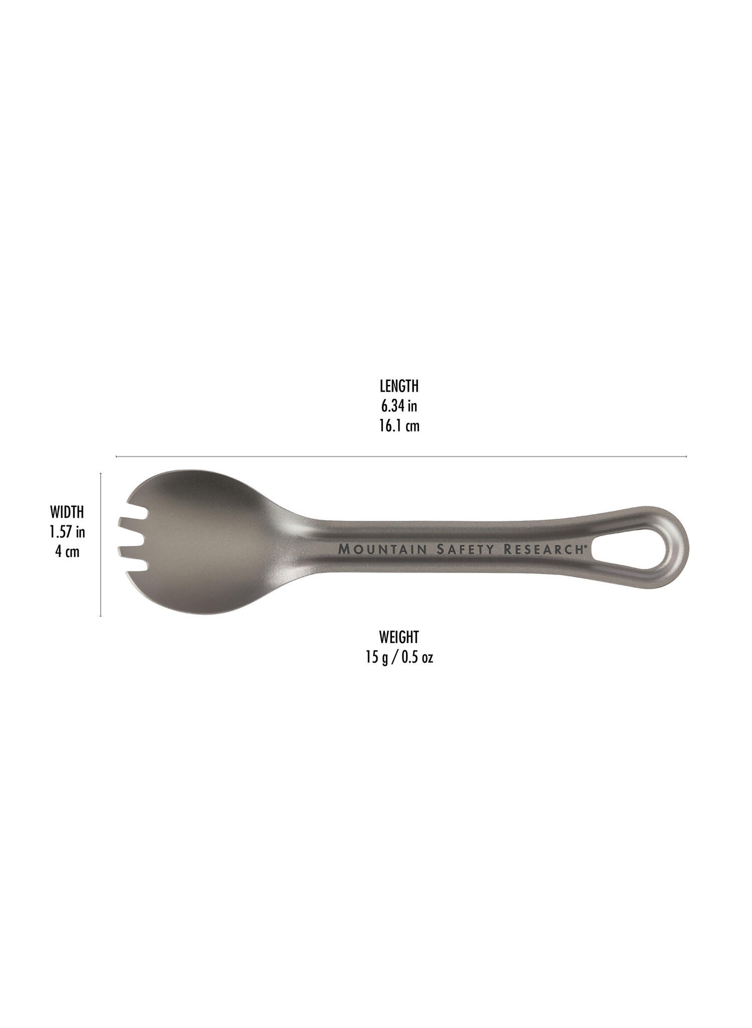 Spork MSR Titan Spork 2/6