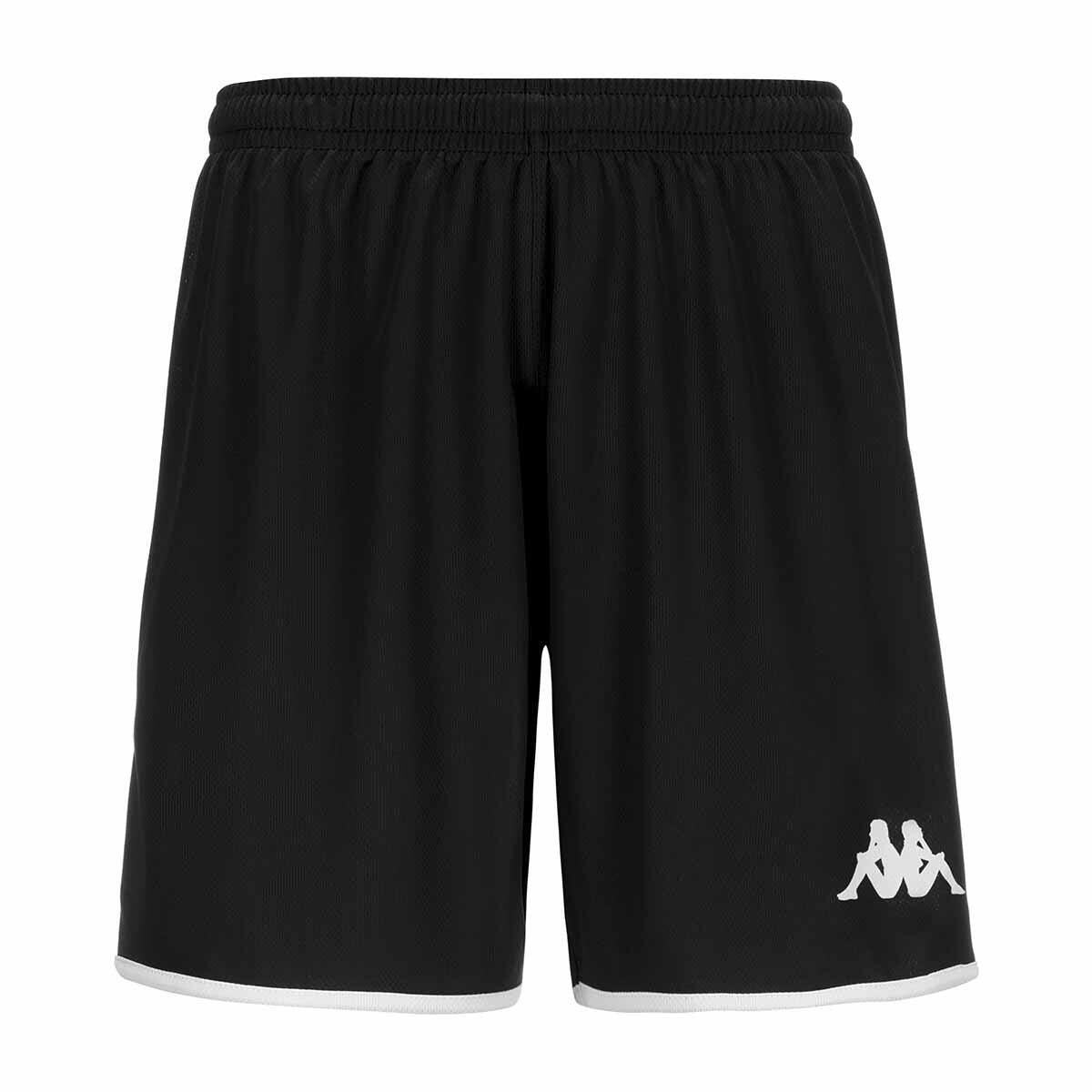 Kappa - Short Basketball Femme Dumpa Noir - Short - Blanc|noir - 48 Xl - Decathlon