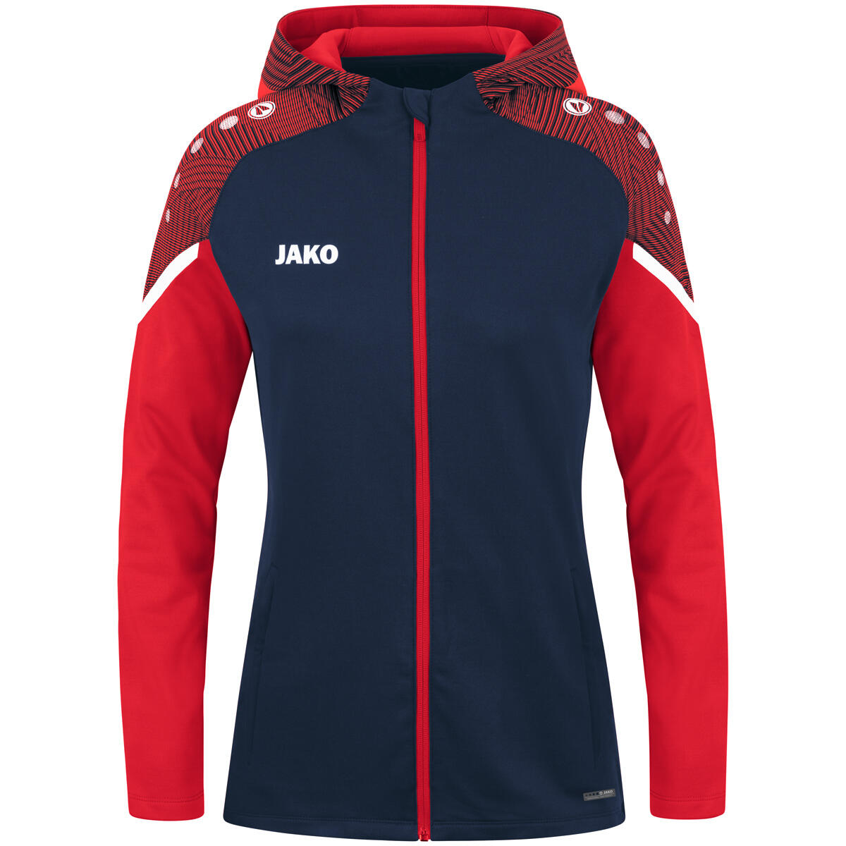Jako - Veste De Survêtement À Capuche Femme Jako Performance - Sweat-shirt - Bleu|rouge - Decathlon