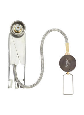 Adattatore remoto MSR LowDown in acciaio piedi pieghevoli e controllo fiamma