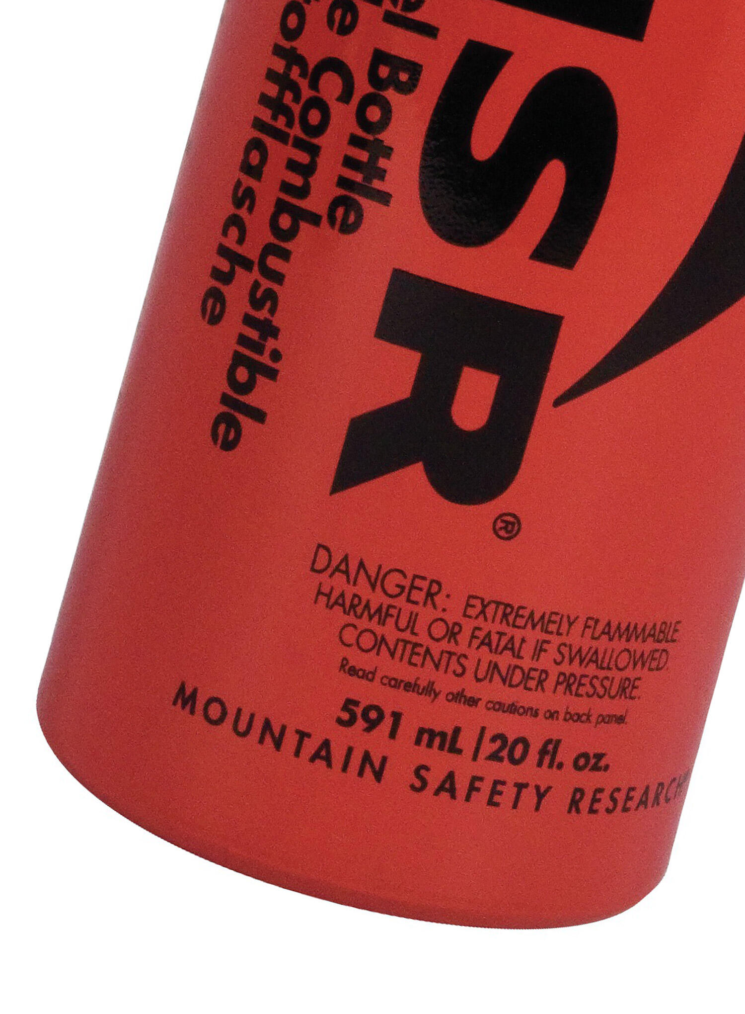Bouteille carburant MSR 591 ml aluminium bouchon CRP sécurisé compact 167 g 2/3