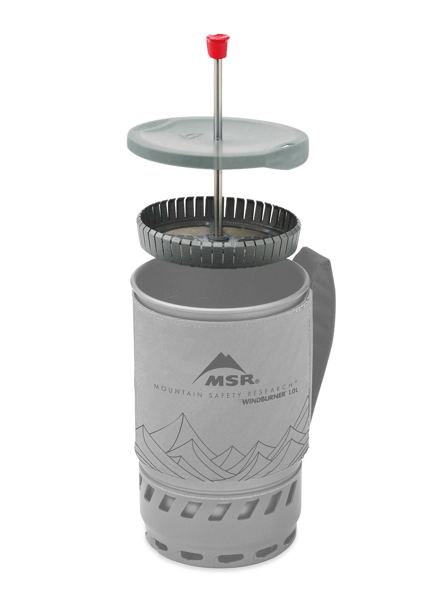 Tłok do parzenia kawy MSR Coffee Press Kit WindBurner 1.0L 2/2