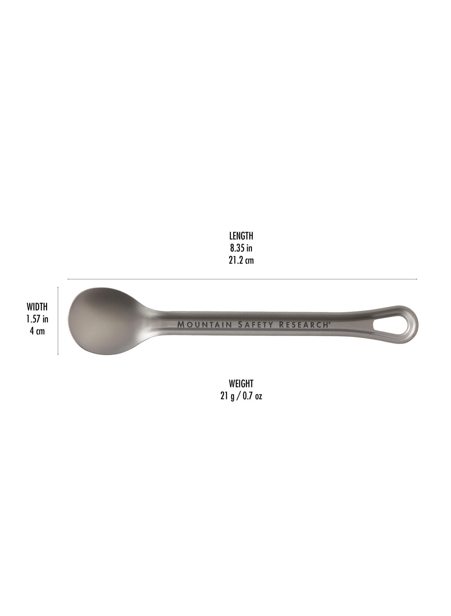 Łyżka turystyczna MSR Titan Long Spoon 2/7