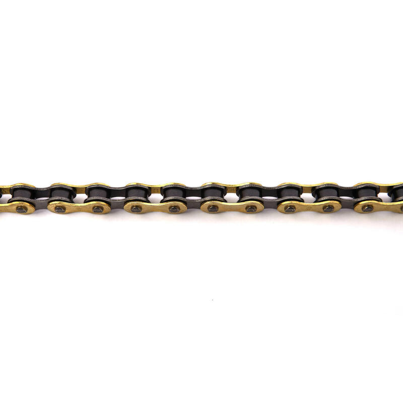 Lanț BMX GOLD 1/2 "x1/8" oțel KHEBIKES