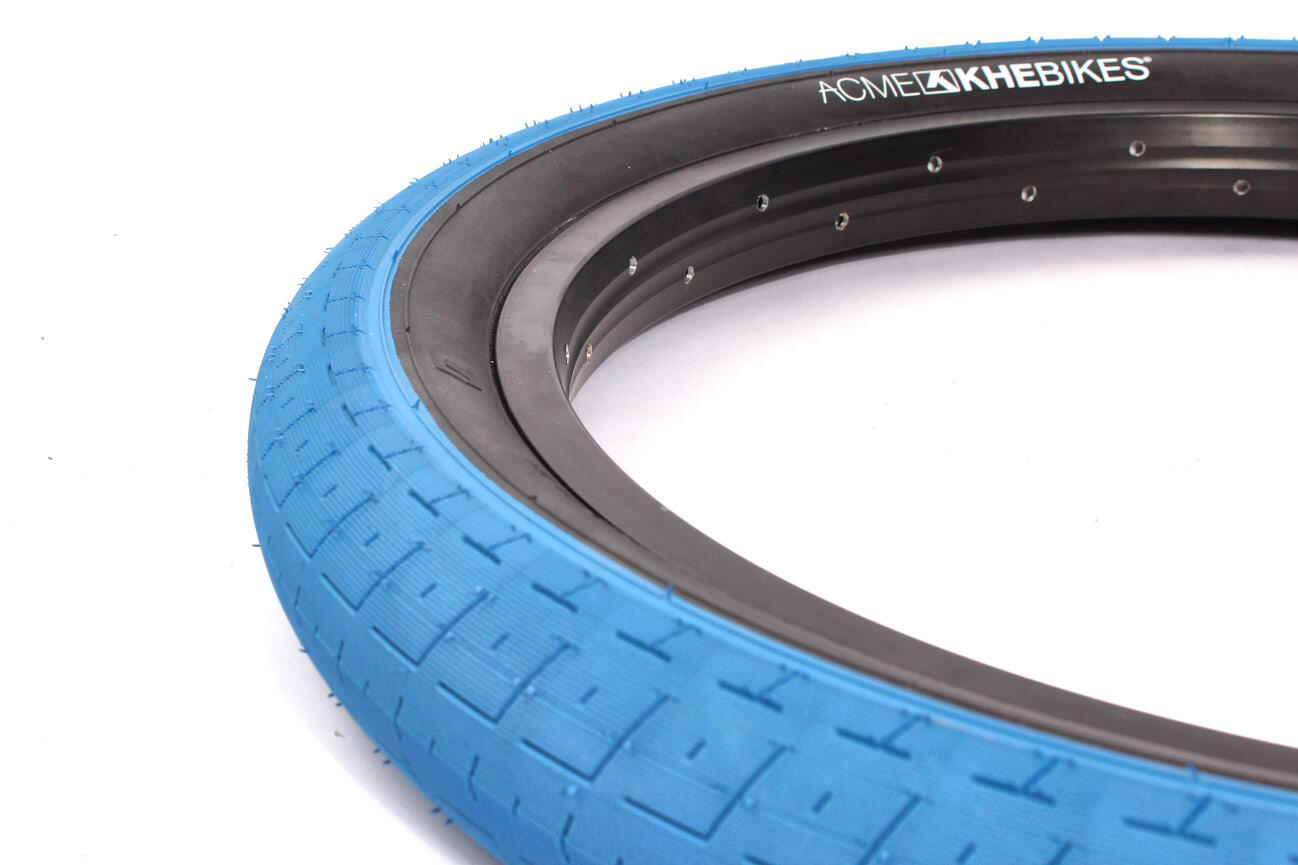 Neumático BMX ACME 20 x 2,40 pulgadas Azul-Negro KHEBIKES 2/5
