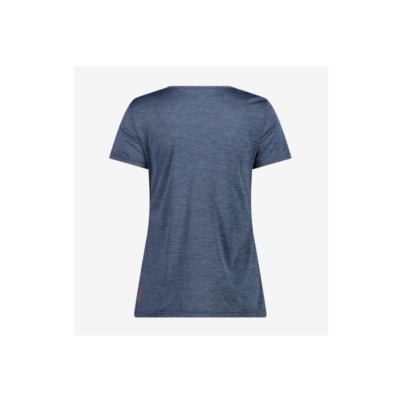 CMP T-Shirt Femme - Blue Mel 2/3