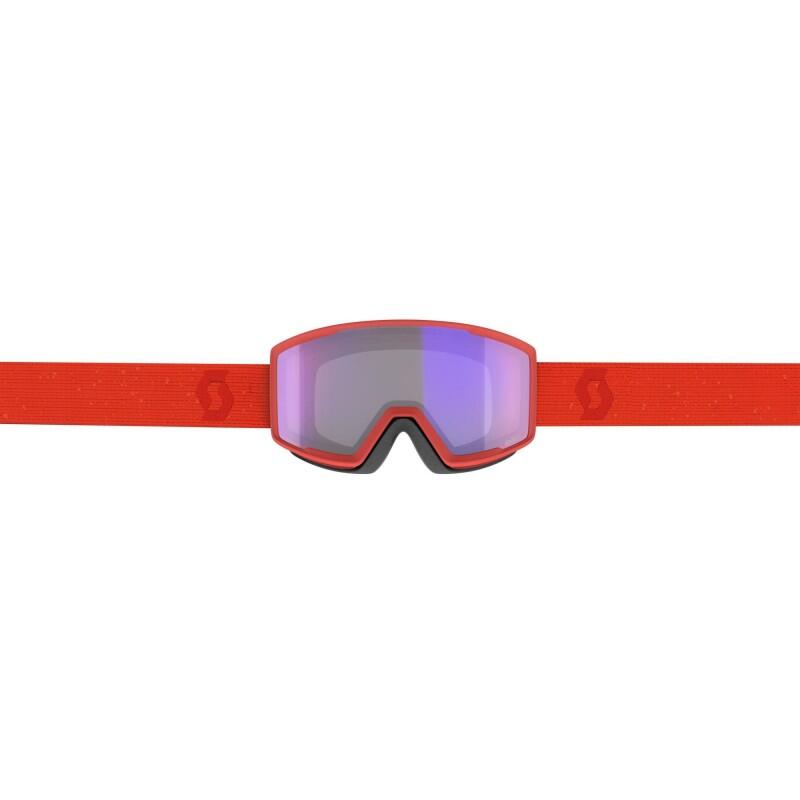 SCOTT MASQUE FACTOR PRO LS S2-4 - RUST RED LS BLUE CHROME 2/3