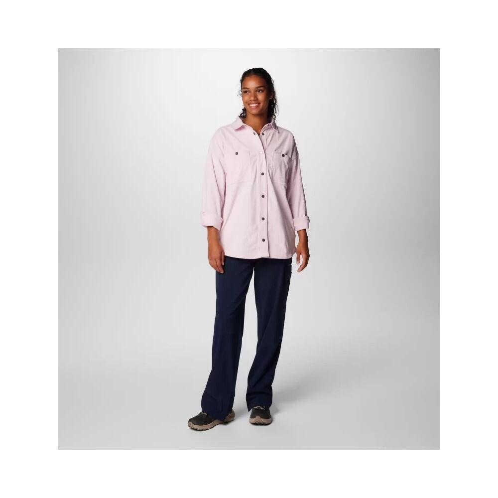 Columbia - Columbia Surchemise En Velours Côtelé Blue Point Creek™ Femme - Pink Dawn - T-shirt Manches Courtes - Jaune|rose - 40 M - Decathlon