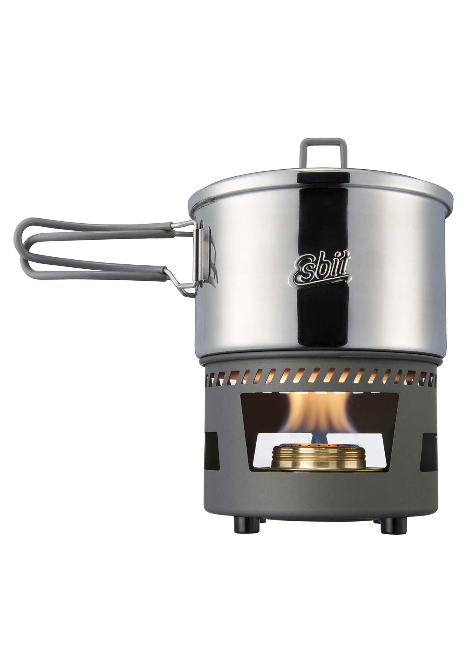 Zestaw do gotowania Esbit Cookset with Alcohol Burner 1500 ml - steel 3/4