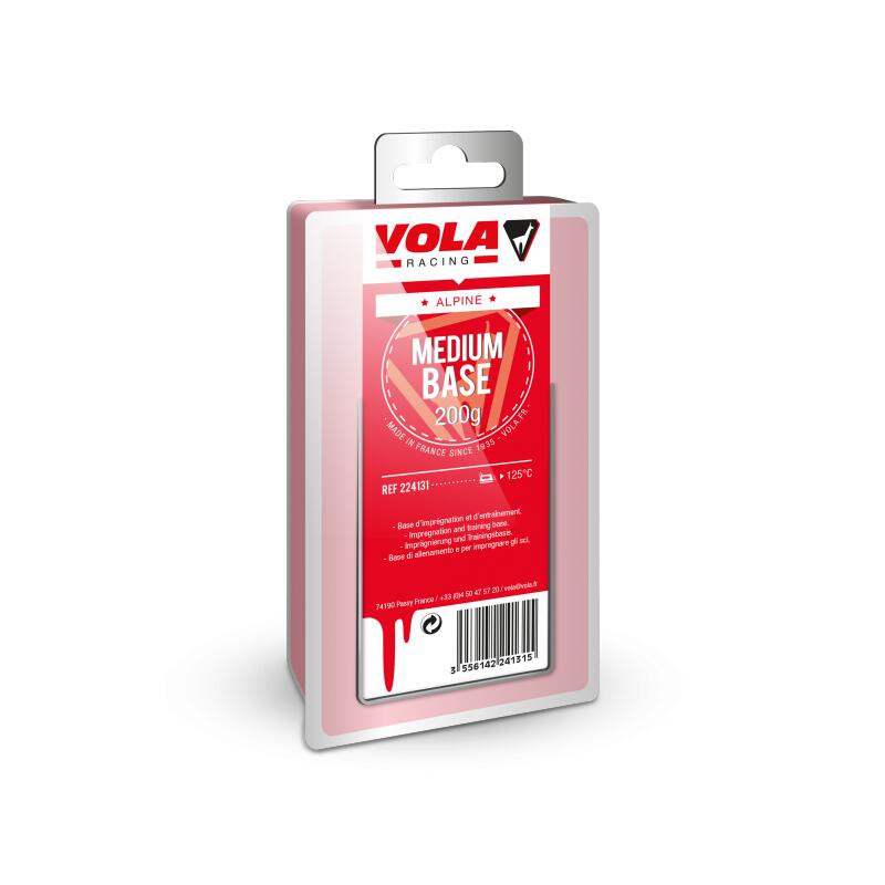 Wax for long distance cross-country skiing Vola Bases Medium 80 g