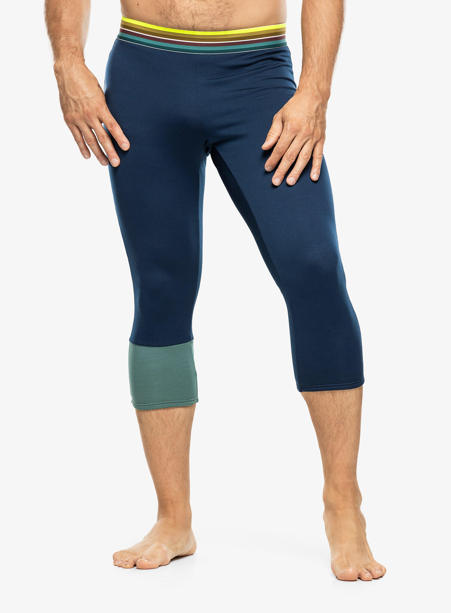 Legginsy termoaktywne męskie Ortovox Fleece Light Short Pants 3/6