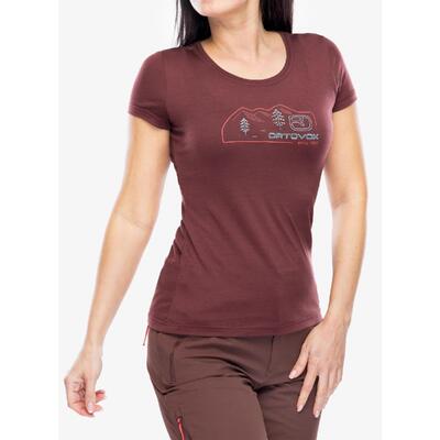 Koszulka merino damska Ortovox 140 Cool Vintage Badge TS