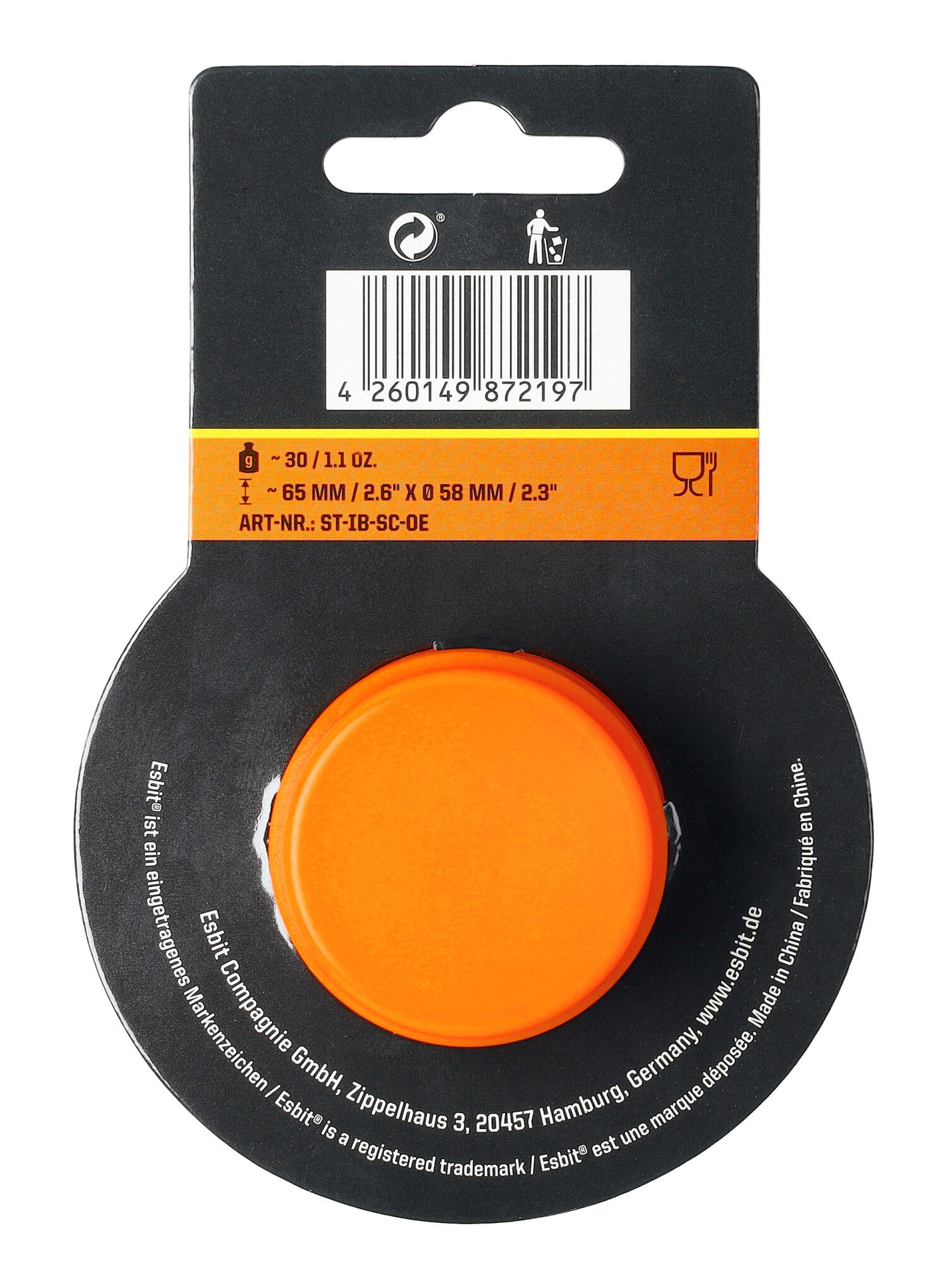 Korek do butelek Esbit Sculptor Stopper - orange 5/6