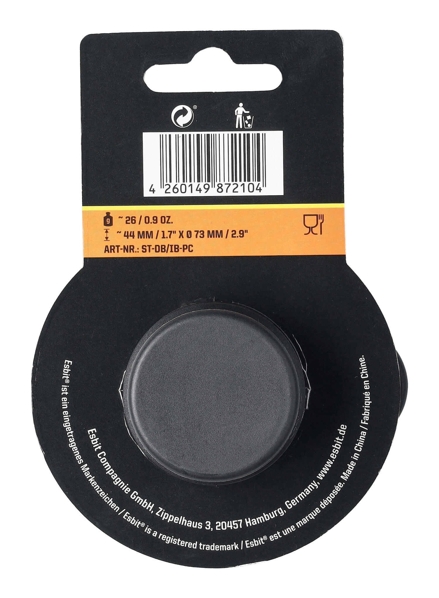 Korek do butelek Esbit Pictor Stopper - black 4/6