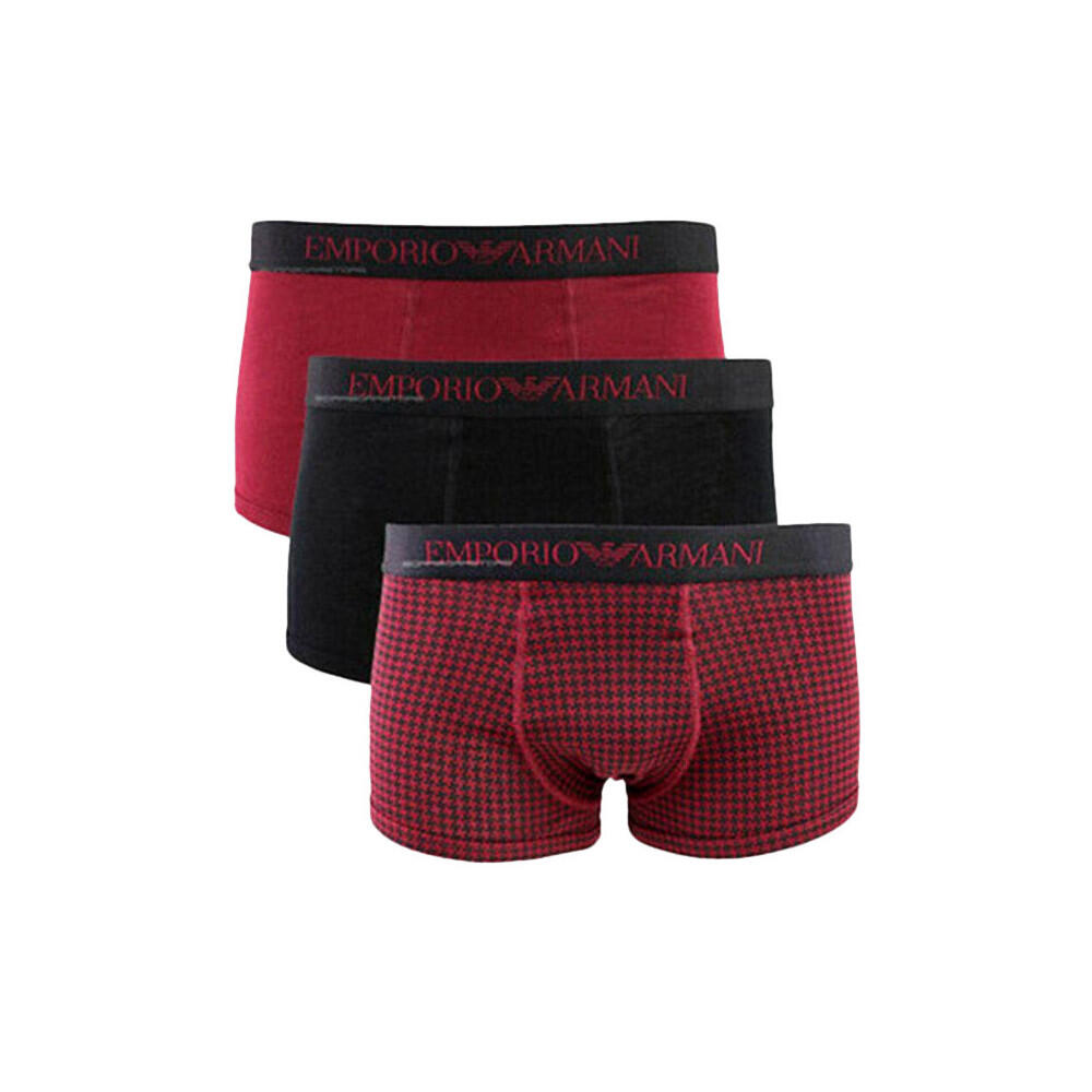 Ea7 Boxers Para Emporio Armani Pack De 3 Boxers Homme Emporio Armani Homem Vermelho da Decathlon