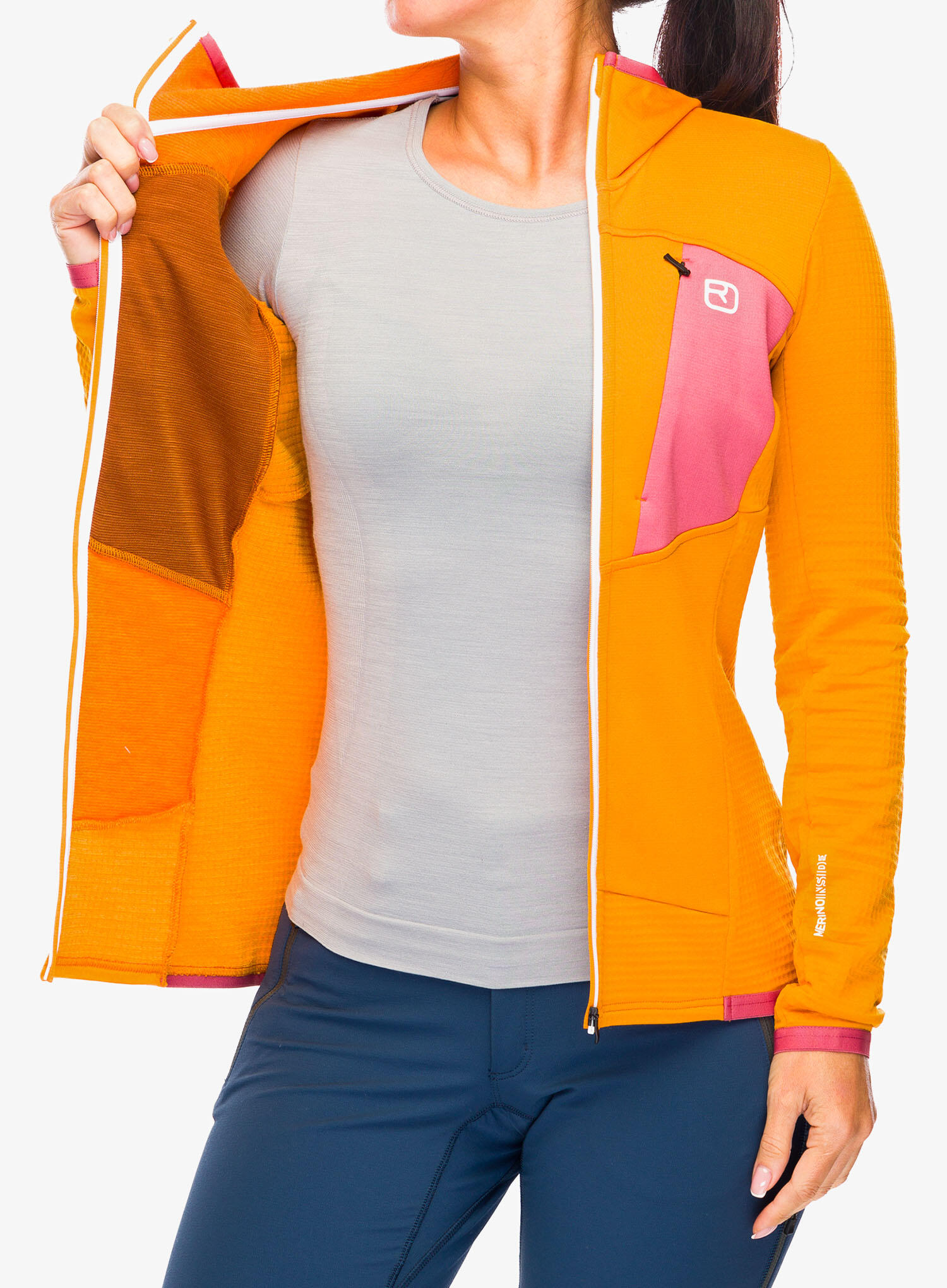 Bluza damska Ortovox Fleece Grid Hoody 6/7