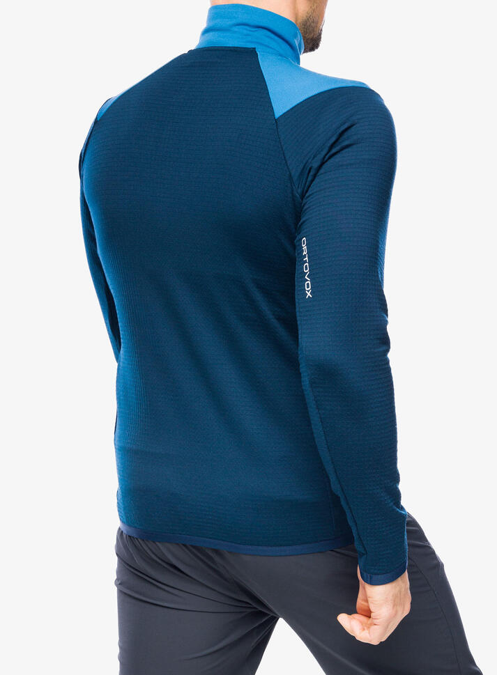 Bluza z zamkiem męska Ortovox Fleece Grid Jacket