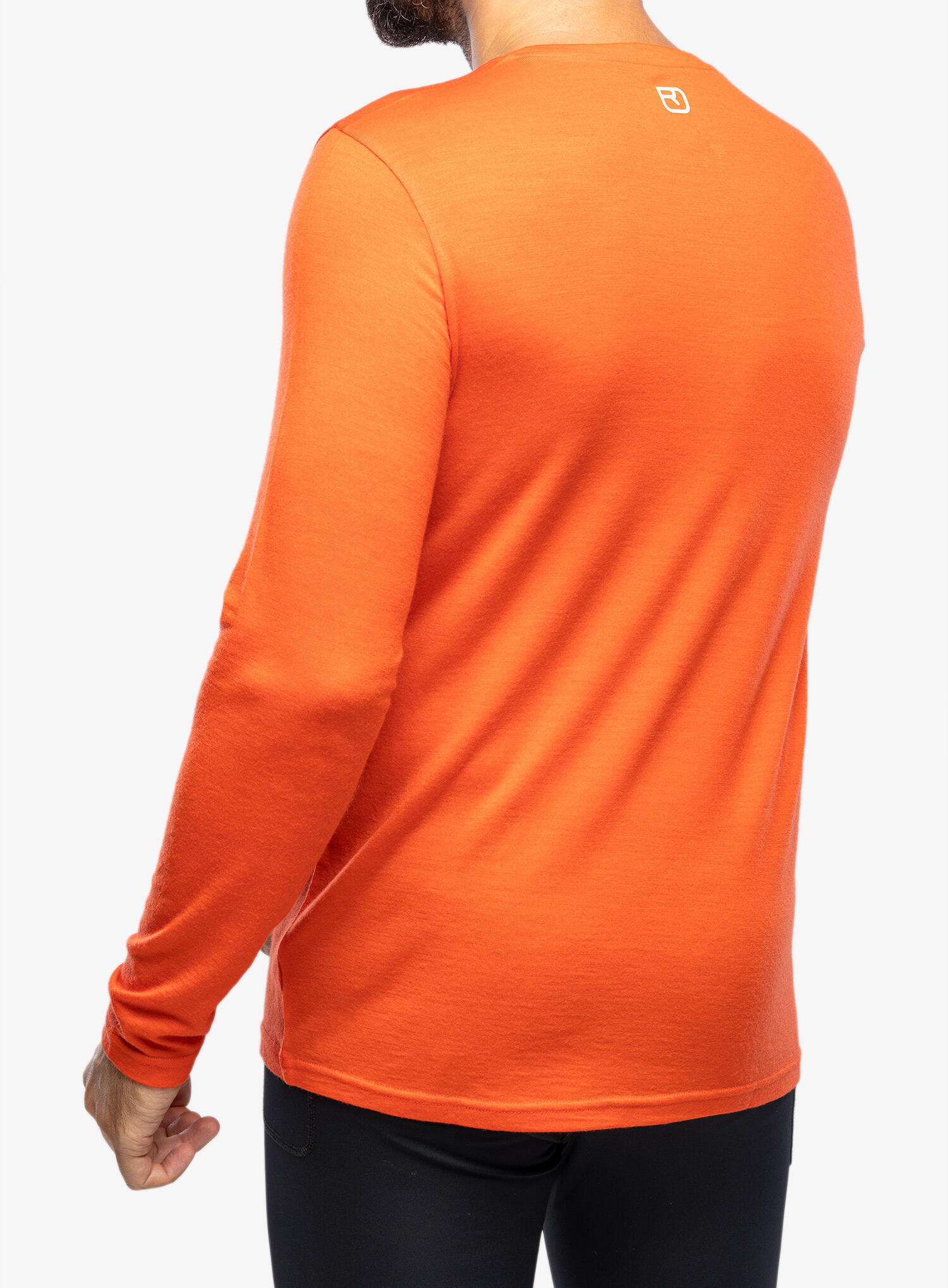 Longsleeve męski Ortovox 185 Merino Brand Outline LS 4/6