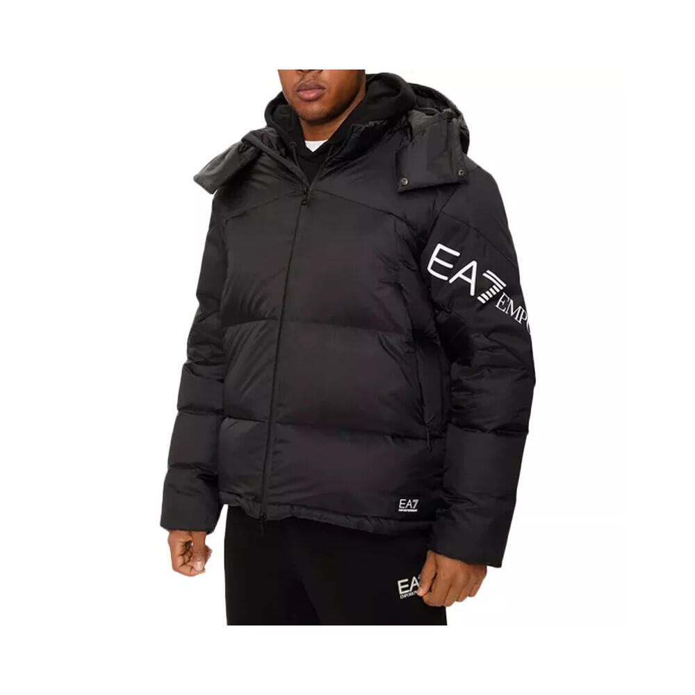 Ea7 - Doudoune À Capuche Ea7 Emporio Armani - Doudoune Synthétique - Blanc|noir - 52 2xl - Decathlon