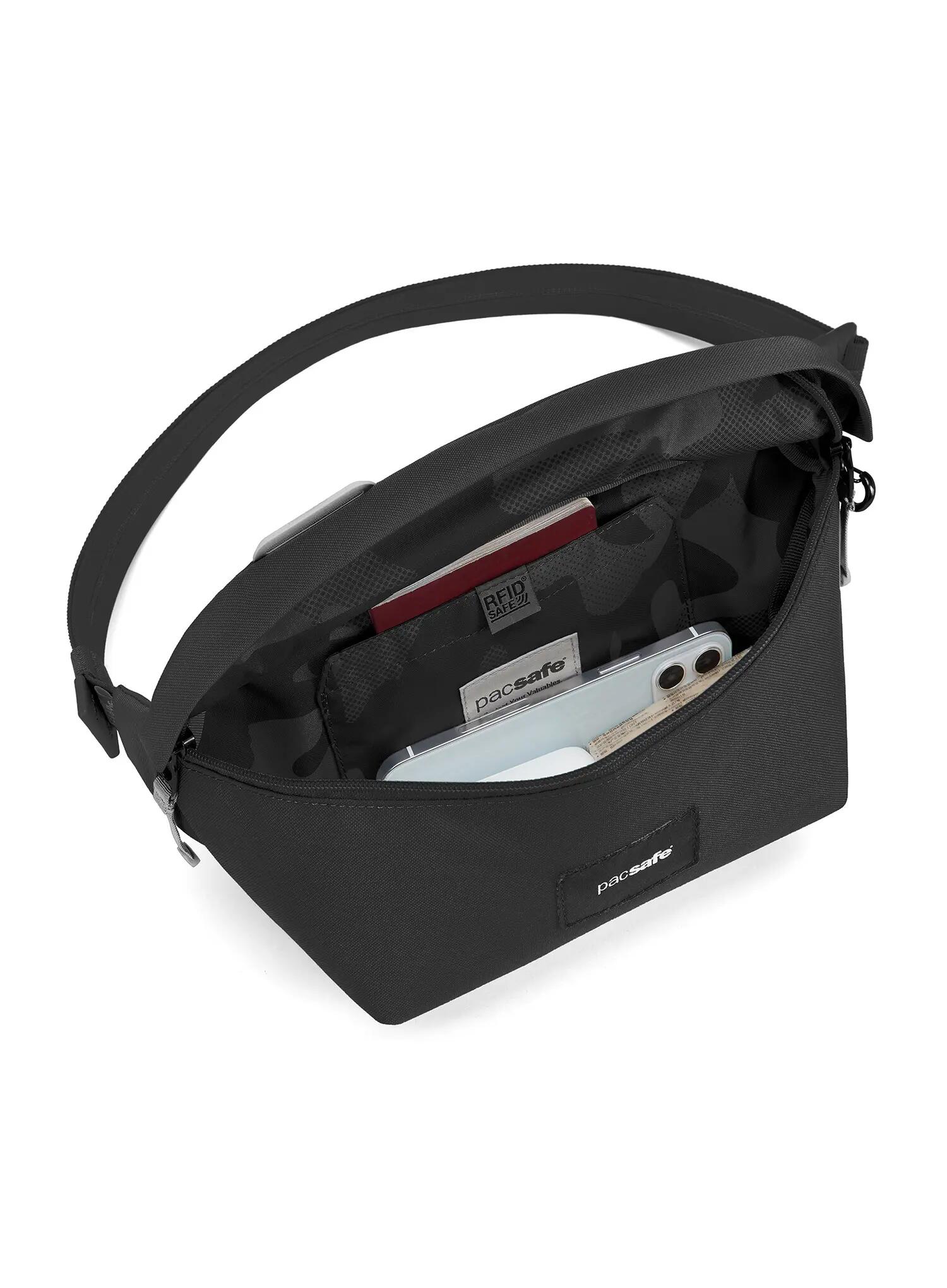 Torba miejska Pacsafe Go Sling Pack - jet black 5/7
