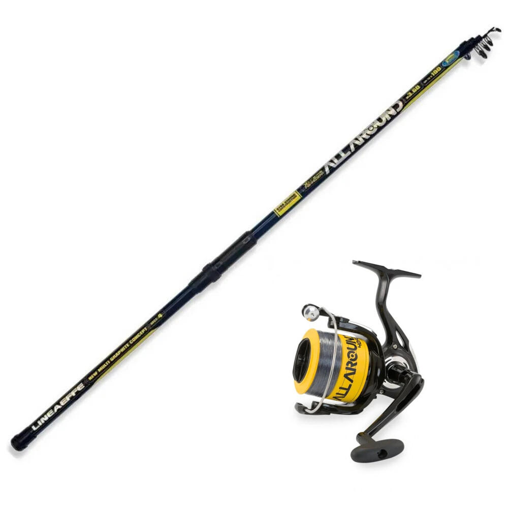 Conjunto Pesca á Boia All Around Cana 3.60M e Carreto 40 2/3