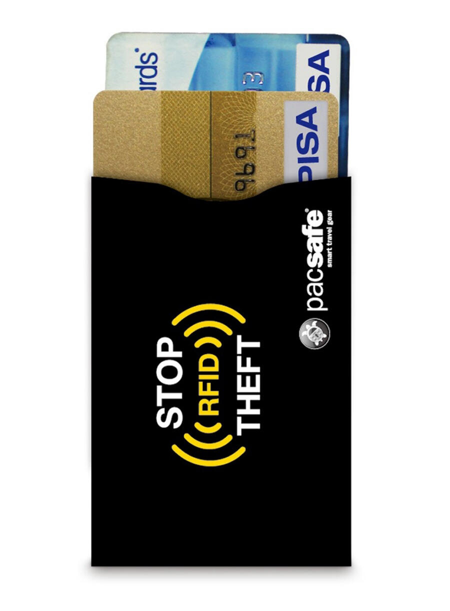 Etui na kartę Pacsafe RFIDsleeve 25 - 2Pack - black 2/2