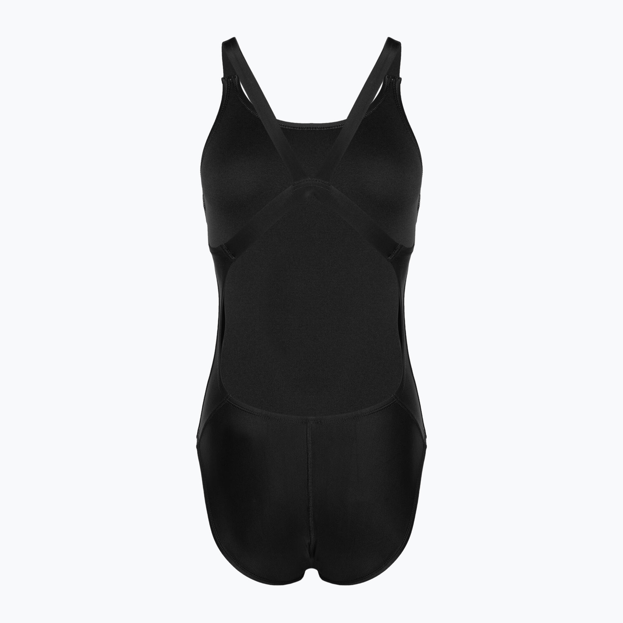 Nike Swim Fastback Dames 1-delig Zwempak Zwart 2/5
