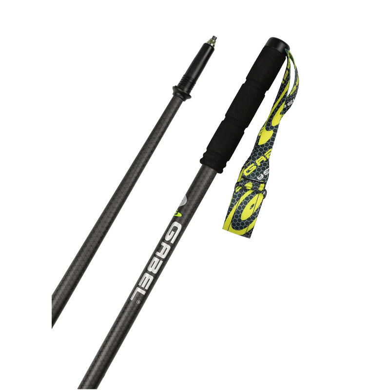 Bastón Trail Running Viper 3S R Gabel Negru