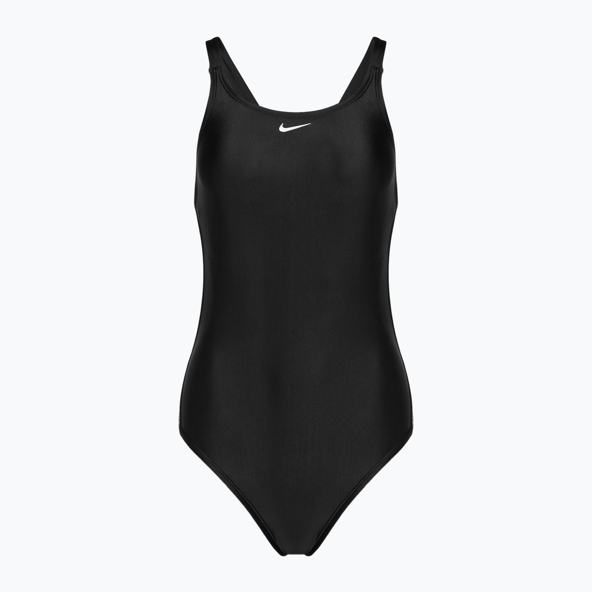 Strój pływacki jednoczęściowy damski Nike Logo Tape Fastback