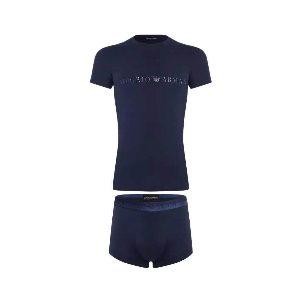 Ea7 - Ensemble Tee Shirt Et Boxer Ea7 Emporio Armani - Caleçon - Bleu -  Xl - Decathlon