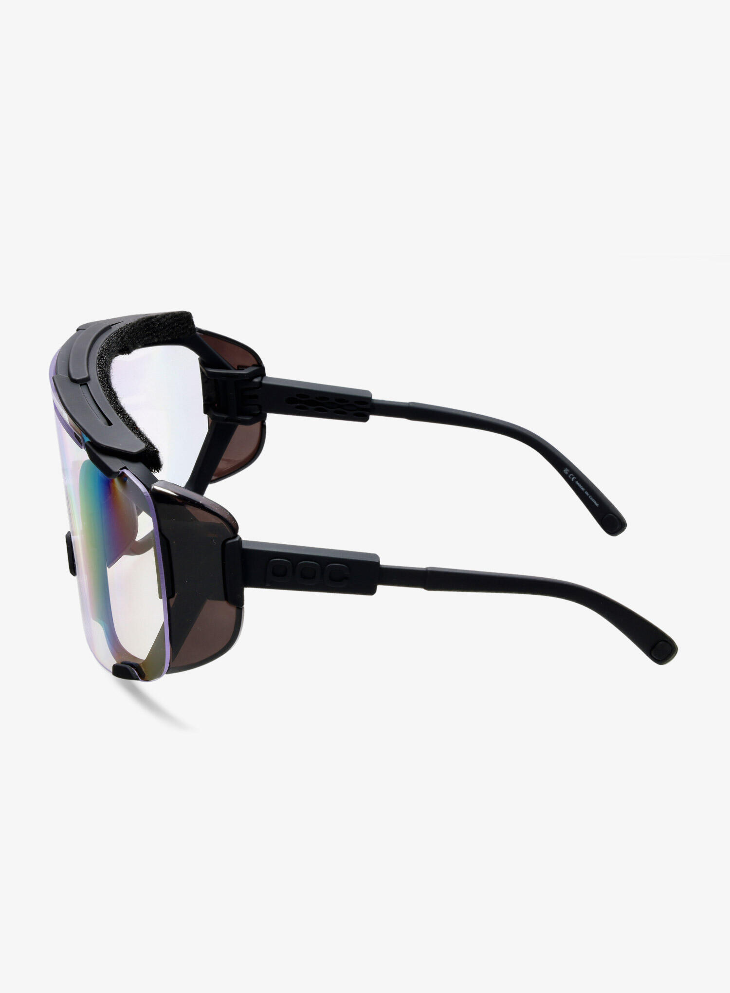 Okulary rowerowe POC Devour Glacial - black/clarity universal/grey 6/7