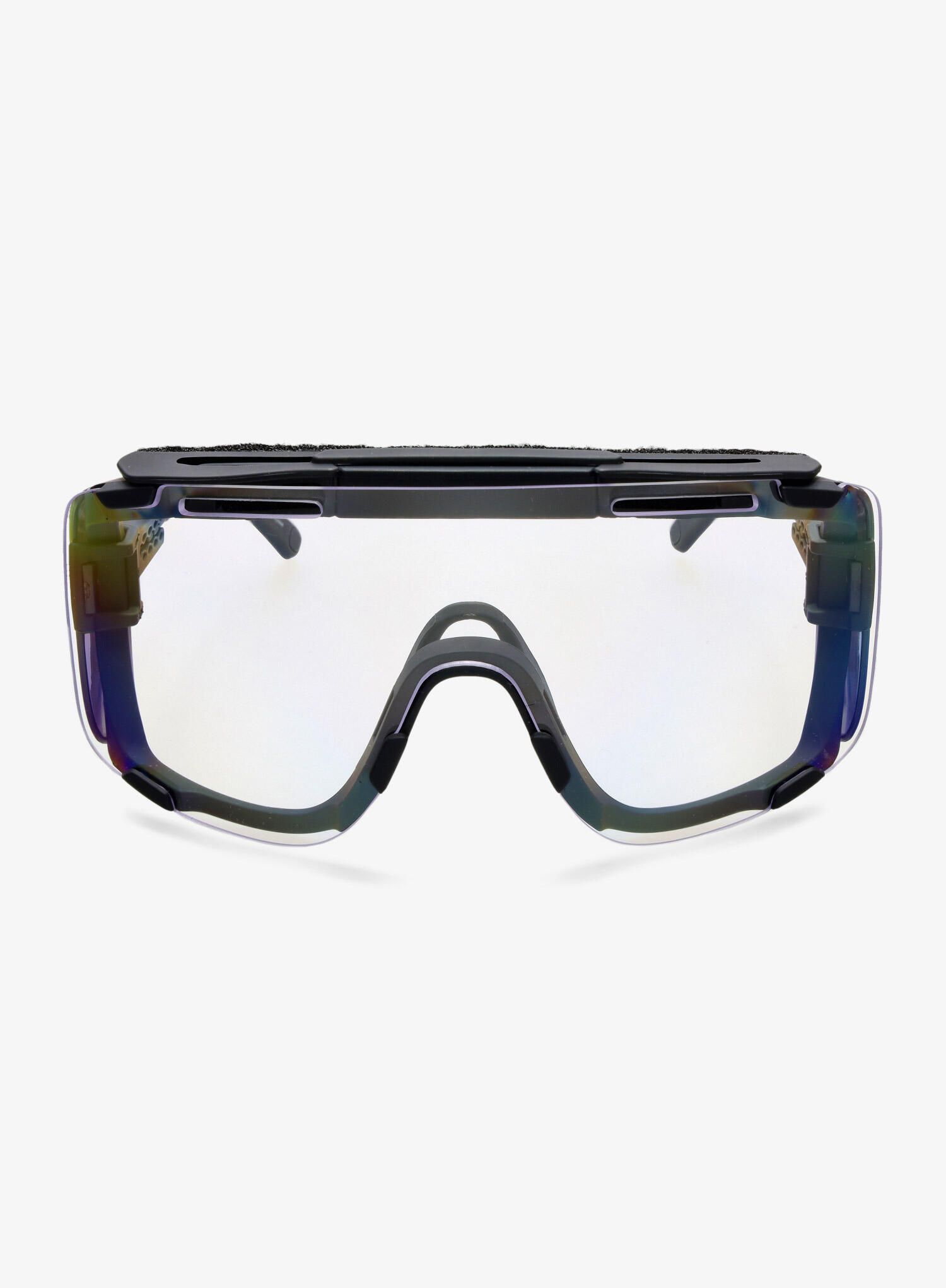 Okulary rowerowe POC Devour Glacial - black/clarity universal/grey 4/7