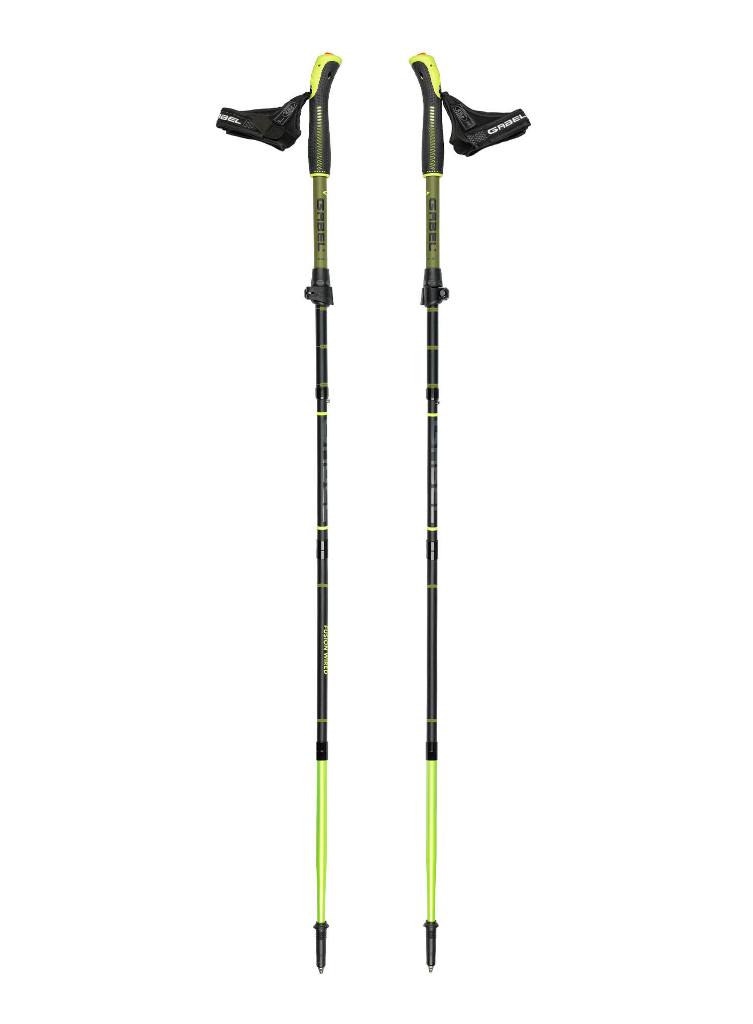 Bastoane de trekking Gabel Fusion Wired 110-130
