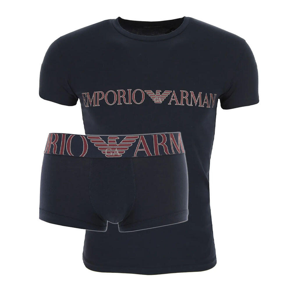 Ea7 - Ensemble De Sous-vêtements Ea7 Emporio Armani - Caleçon - Bleu - M - Decathlon