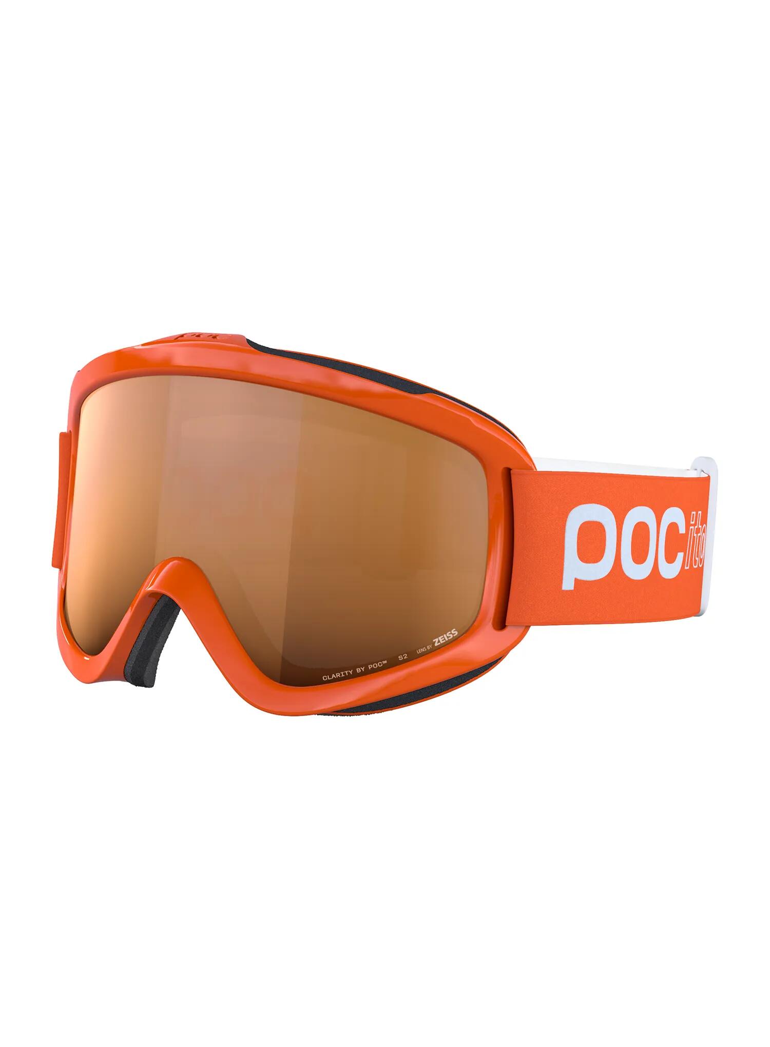 Gogle narciarskie POC POCito Iris - fluo orange/sunny light orange 2/4