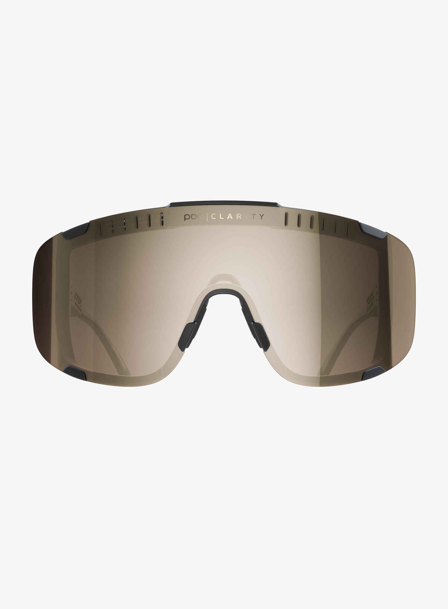 Okulary rowerowe POC Devour - black/clarity trail/silver 2/4