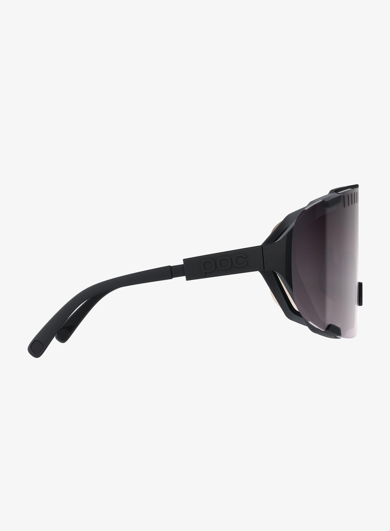 Okulary rowerowe POC Devour - black/clarity trail/silver 3/4