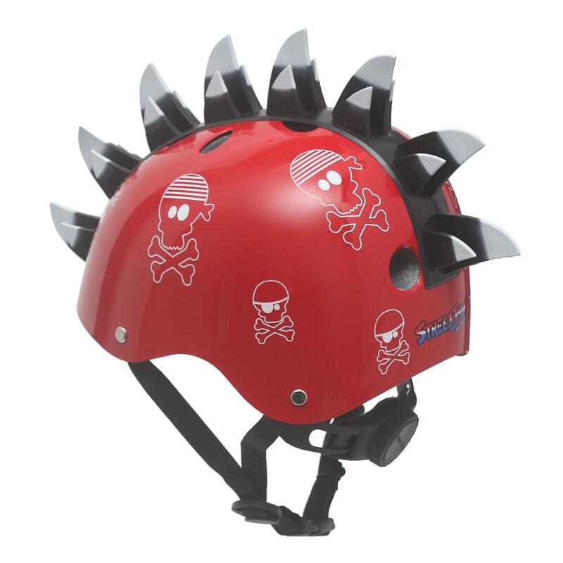Casque Enfant Street Jam Pirate 3D 52-54 cm Rouge