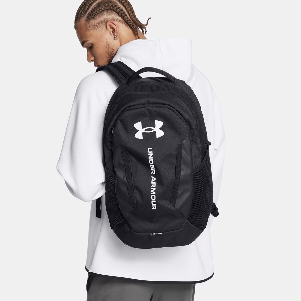 Zaino Under Armour 29l Hustle 6.0 Mimetico Nero E Bianco 5/7