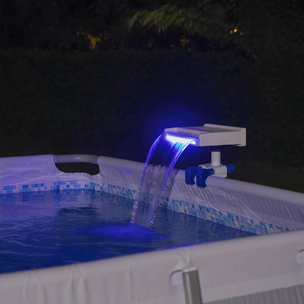 Cascada para Piscinas Tubulares Bestway con Luz LED 34x24x32 cm 6/7