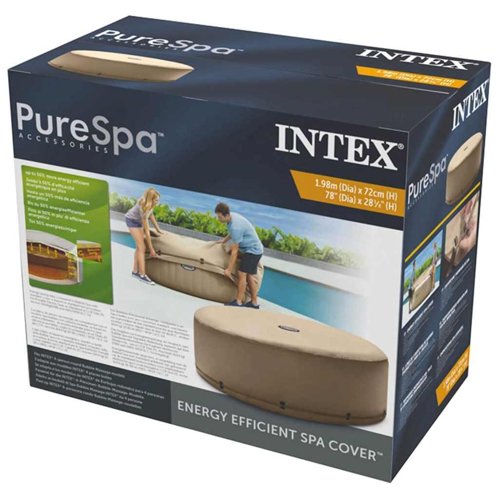 COUVERTURE THERMIQUE RONDE INTEX PURESPA 4 PLACES 7/7