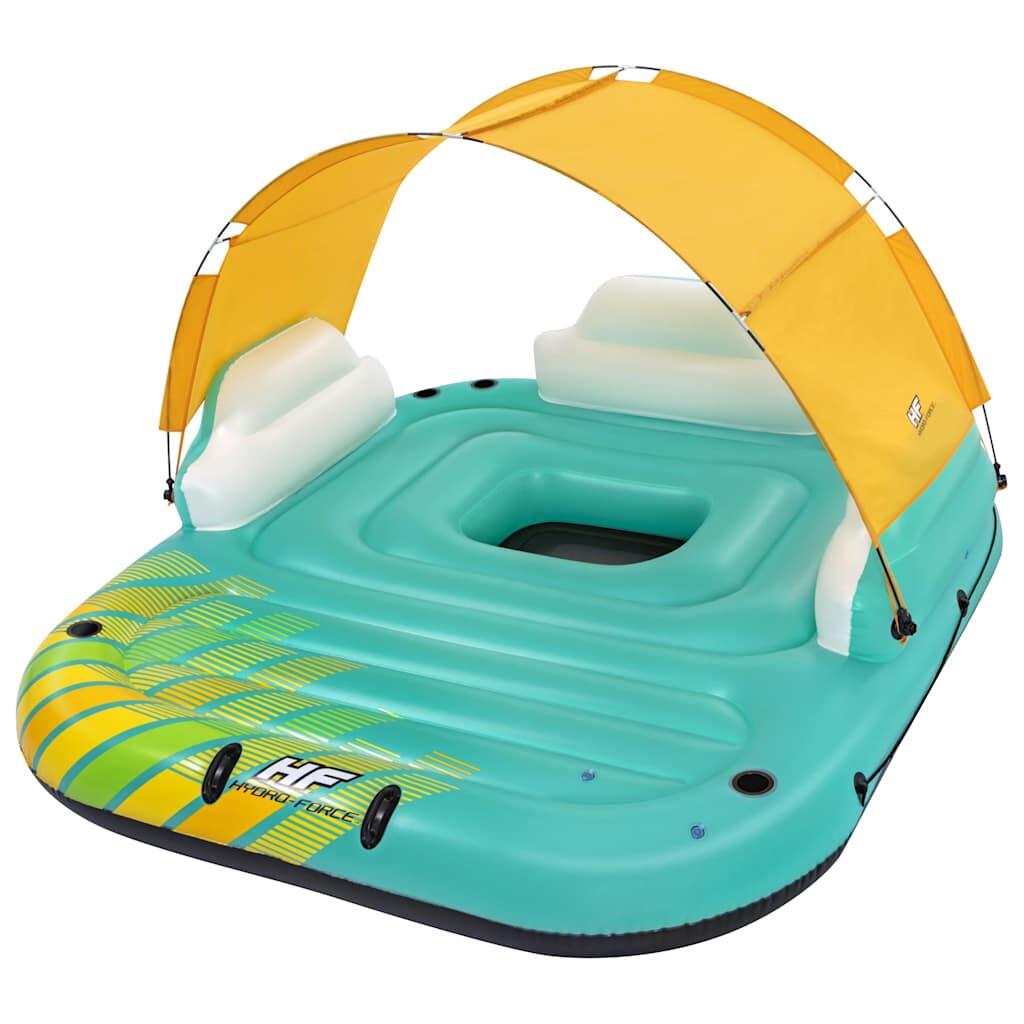 Bestway Drijfeiland Sunny Lounge 5-persoons opblaasbaar 291x265x83 cm 2/5