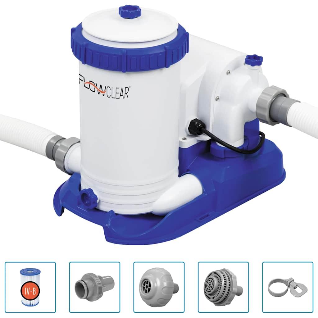Bestway Pompe de filtration de piscine Flowclear 9463 L/h 2/7
