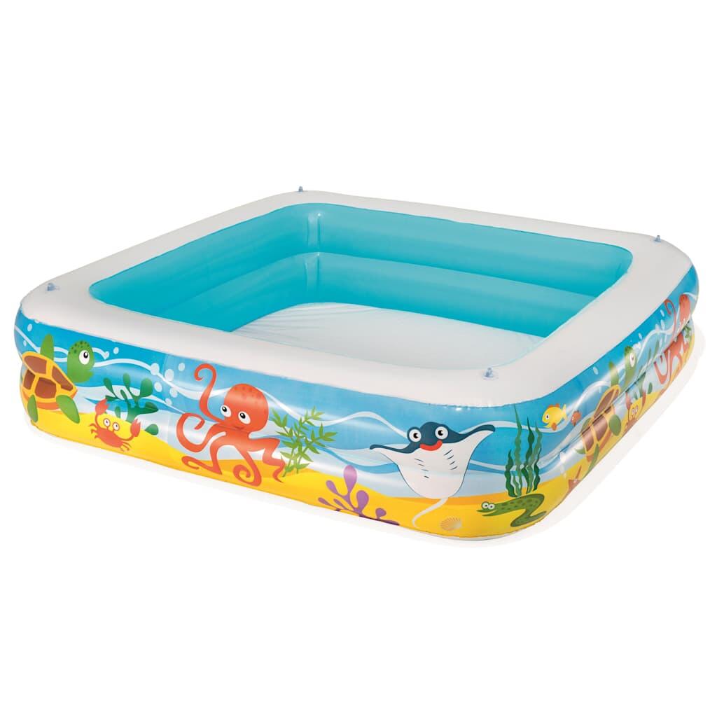 Bestway Piscine de jeu avec auvent bleu 140x140x114 cm 52192 5/7