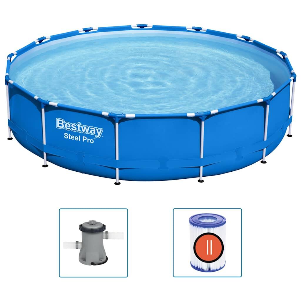 Bestway Piscine à cadre Steel Pro 396x84 cm 2/5