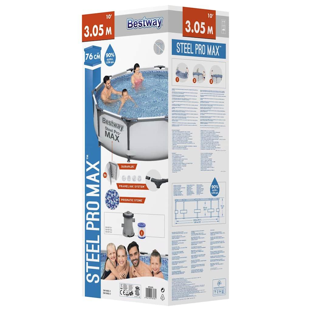 Bestway Ensemble de piscine Steel Pro MAX 305x76 cm 5/5